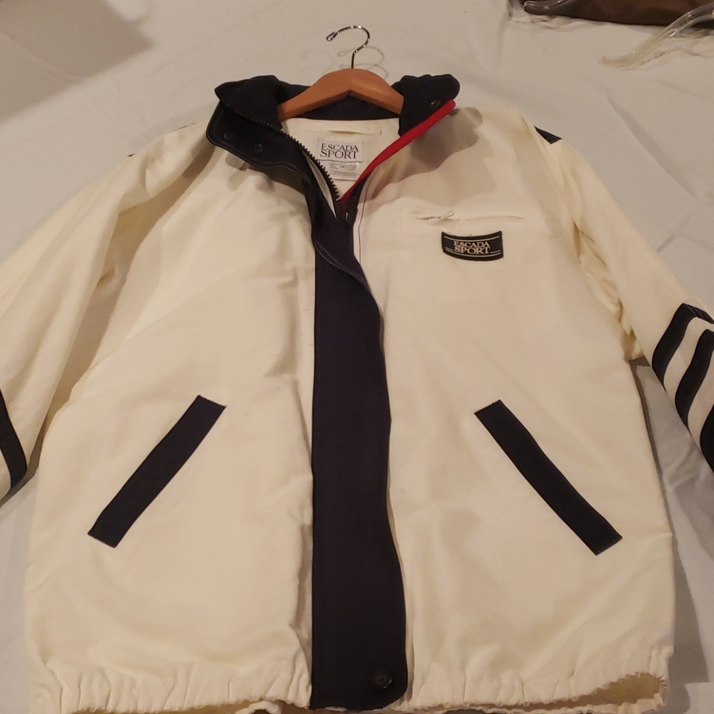 Escada Sport Cream and Black Jacket